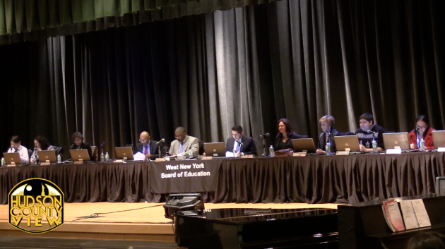 The West New York Board of Education, minus trustees Silvio Acosta and Joan Palermo. 