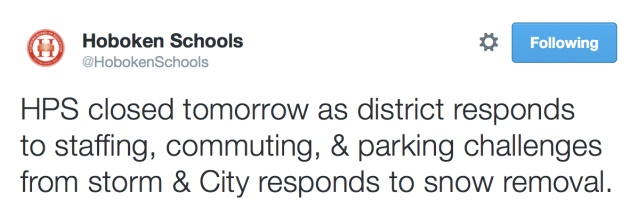 Hoboken schools closed