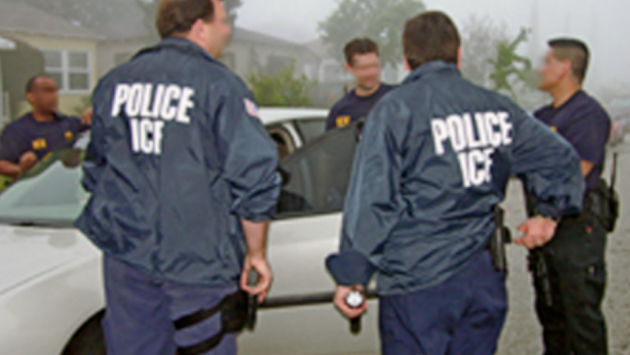 A file photo of U.S. Immigration and Customs Enforcement agents from ice.gov. 