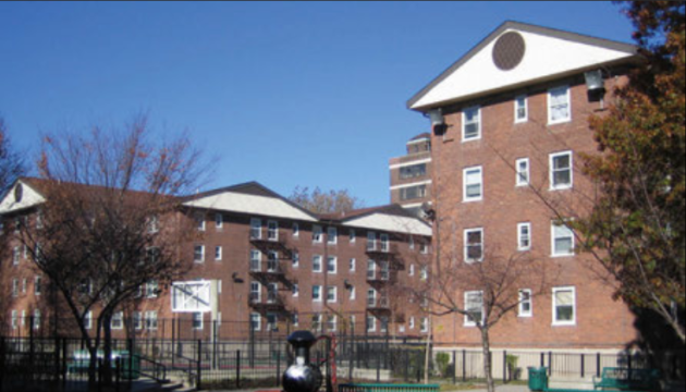 The Holland Gardens buildings in Jersey City, part of their housing authority complex. Photo via jcha-gov.us. 