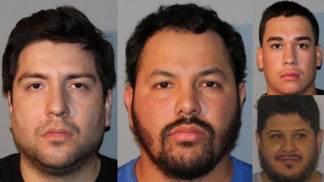 Four drug traffickers from as far away as Mexico and Arizona were arrested in North Berge on Thursday, leading to the seizure $9.6 million worth of heroin. Photos courtesy of New Jersey State Police. 