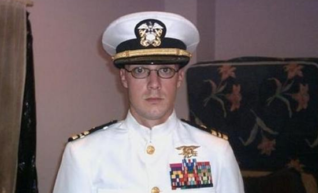 Greg Schaffer, pictured here posing as a Navy SEAL, has been convicted of recording the sexual assault of two minors. Photo via guardianofvalor.com. 