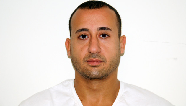 The mugshot of 32-year-old Guttenberg man Adam Hassan. Hassan pled guilty to an international car theft scheme on September 9, 2014. Photo courtesy of the New Jersey Office of the Attorney General.