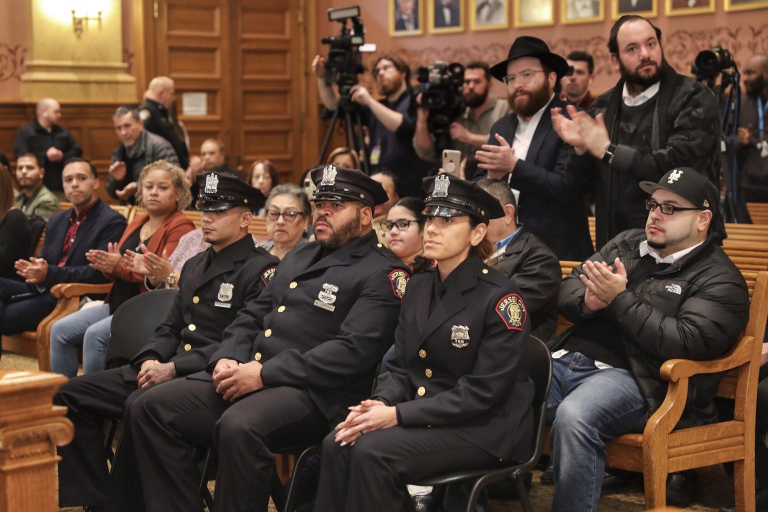 Three Jersey City cops promoted to detective for response during Dec. 10th bias crime Hudson