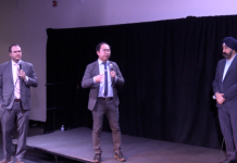 Calls for a ceasefire color first collaboration between Kim & Bhalla in Jersey City