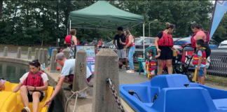Urban Paddle expands new pedal boat rentals to Fairy Lake in West Hudson Park