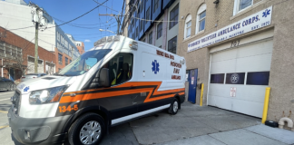 Hoboken EMS/HVAC celebrates the launch of new state-of-the-art ambulance