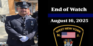 West New York PD mourns the loss of 25-year veteran Officer David Martinez