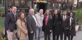 Sherrill joins Menendez, Guy, Mukherji, & Brennan for Jersey City small business walk