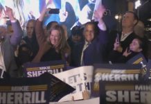 Sherrill comes to Union City on election eve as Stack pushes massive voter turnout