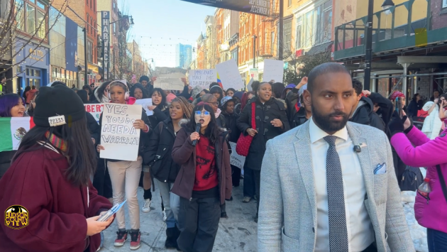 Students from 4 Jersey City high schools walk out and march to protest ICE