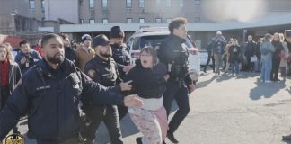 2 arrested, including 1 council aide, after entering Heights hospital during ‘die-in’
